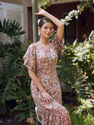 שמלת דקל חום