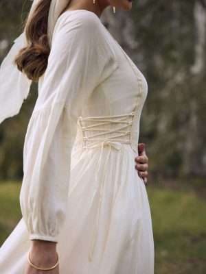 שמלת יהל שמנת