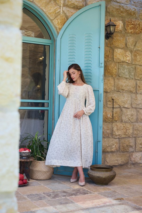 ⁦שמלת שליו שמנת⁩ – תמונה ⁦4⁩