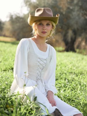 שמלת ערגה לבן