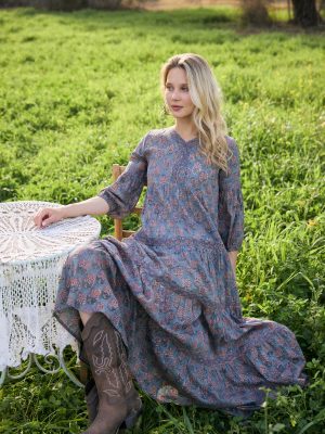 שמלת שירז אפור